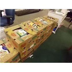 BANANA BOX OF ASSORTED FOOD ITEMS