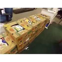 BANANA BOX OF ASSORTED FOOD ITEMS