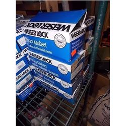 NEW WEISER PRIVACY DOOR KNOBS - 5 PER LOT