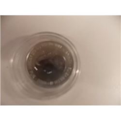 SILVER COIN - 2013 CDA  ARCTIC WHALE - $20 FACE VALUE - 1/4 OUNCE .9999 FINE SILVER