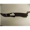 Image 1 : COLUMIA CAMO HUNTING KNIFE WITH ROPE TIED HANDLE