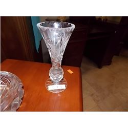 PIN WHEEL CRYSTAL VASE