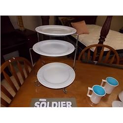 PIE PLATE STAND - 3 PLATES