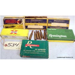 BOX LOT RIFLE & PISTOL AMMO