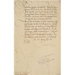 Melchior Klesl Signed Document
