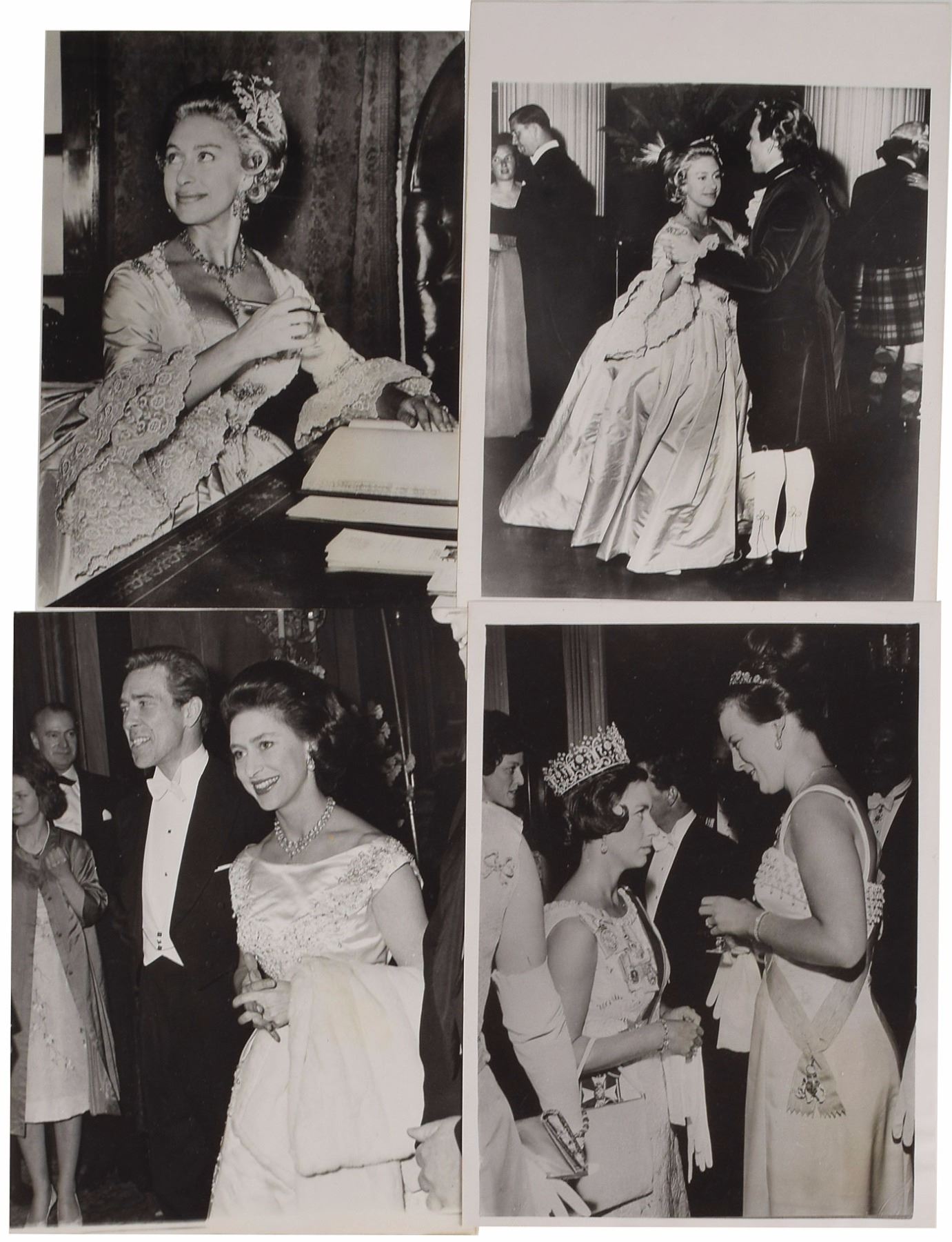 Group Of 4 Princess Margaret Photographs