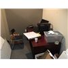 Image 2 : ASSORTED OFFICE FURNITURE INCL. DESKS, CHAIRS, FILE CABINETS AND A PLASTIC STORAGE CABINET