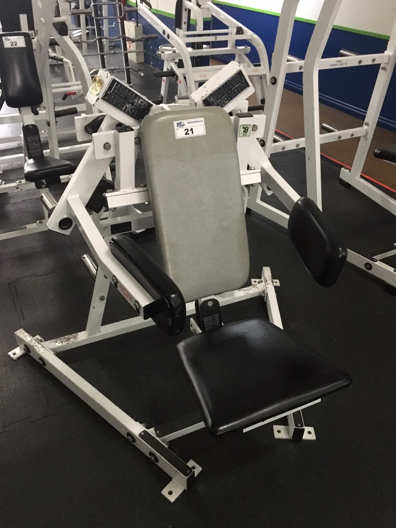 Hammer Latera Rises HAMMER STRENGTH LATERAL RAISE MACHINE - Able Auctions