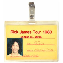 Prince's Own 1980 Rick James Tour All Access Pass