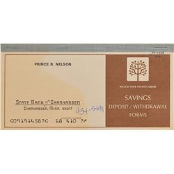 Prince's Personally-Owned Checkbook
