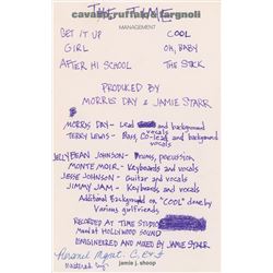 Prince's 'The Time' Handwritten Notes