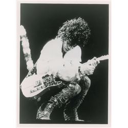 Prince Original Photograph Crouching on Stage