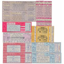Prince 1984 & 1985 'Purple Rain' Set of (12) Concert Tickets