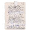 Image 1 : Prince 'High Fashion' Handwritten Lyrics