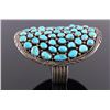 Image 6 : Navajo Signed Sterling Silver Turquoise Cuff