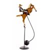 Image 10 : Folk Art Galloping Cowboy Sculpture