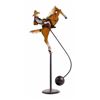 Image 8 : Folk Art Galloping Cowboy Sculpture