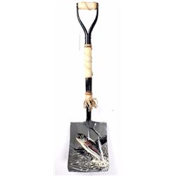 Folk Art Painted Shovel