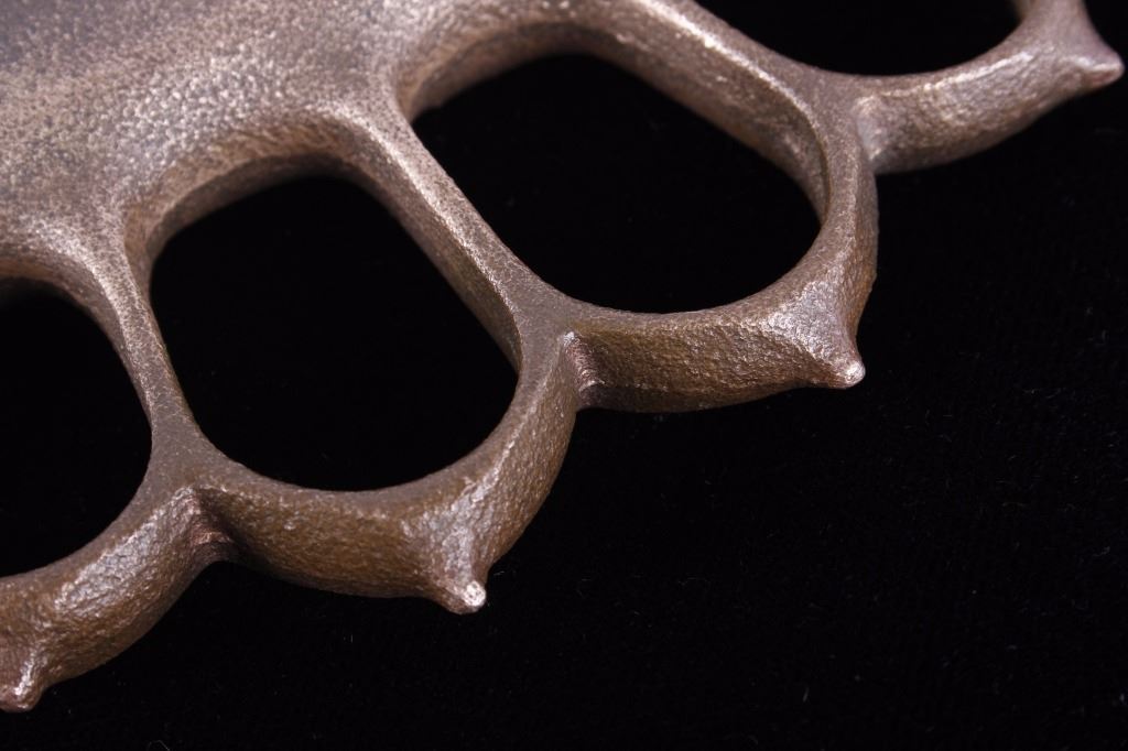 WW1 Style Brass Knuckle Trench Fighting Knife