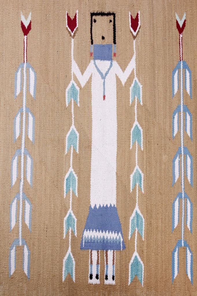 Navajo Native American Yei Rug