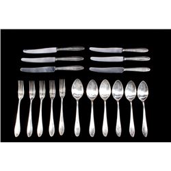 Bruckmann & Sohne German Silver 17 Piece Cutlery