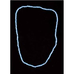 Hudson Bay Blue White Heart Trade Bead Necklace