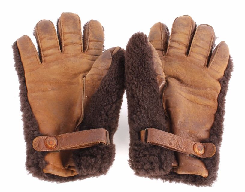 Montana Cowboy Buffalo Hide Hunting Gloves