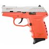 Image 1 : SCCY Industries CPX2TTOR CPX-2 Double 9mm 3.1" 10+1 Orange Polymer Grip/Frame Grip Stainless Steel