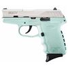 Image 1 : SCCY Industries CPX2TTSB CPX-2 Double 9mm 3.1" 10+1 Robin Egg Blue Polymer Grip/Frame Grip Stainless