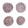 Image 1 : Lot of (4) 1540-1590 KB Hungary Ferdinand I - Madonna & Child Silver Denar Coins