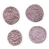Image 2 : Lot of (4) 1540-1590 KB Hungary Ferdinand I - Madonna & Child Silver Denar Coins