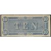 Image 2 : 1864 $10 Confederate States of America Note