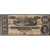 Image 1 : 1864 $10 Confederate States of America Note