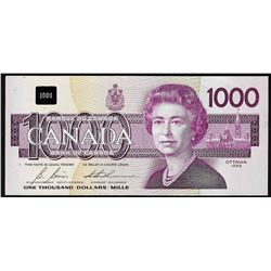 1988 $1000 Bank of Canada Bird Note Uncirculated