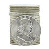 Image 1 : Roll of (20) 1963 Brilliant Uncirculated Franklin Half Dollar Coins