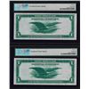 Image 4 : Lot of (4) Consecutive 1918 $1 Federal Reserve Bank Notes Boston PMG 65EPQ