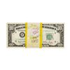 Image 1 : Pack of (100) Consecutive 1950 $10 Federal Reserve Wide Notes Atlanta Uncirculat