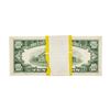 Image 2 : Pack of (100) Consecutive 1950 $10 Federal Reserve Wide Notes Atlanta Uncirculat