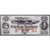 Image 1 : 1800's $5 City Bank of New Haven Obsolete Note