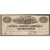 Image 1 : 1864 $1 The State of North Carolina Obsolete Bank Note