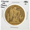 Image 1 : 1886-A France 100 Francs French Angels Gold Coin