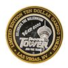 Image 1 : .999 Silver Stratosphere Las Vegas, NV $10 Casino Limited Edition Gaming Token