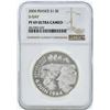 Image 1 : 2004 France 1 1/2 Euro D-Day Silver Coin NGC PF69 Ultra Cameo