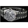Image 7 : Rolex Stainless Steel Sapphire and Diamond Datejust Mens Wristwatch