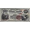 Image 1 : 1882 $10 Brown Back Yonkers New York National Currency Note