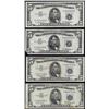 Image 1 : Lot of (4) 1953 $5 Silver Certificate Notes