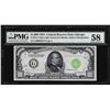 Image 1 : 1934 $1,000 Federal Reserve Note Chicago Light Green Seal PMG Choice AU58