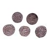 Image 2 : Lot of (5) 1540-1590 KB Hungary Ferdinand I - Madonna & Child Silver Denar Coins