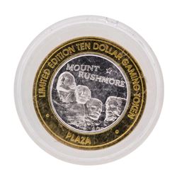 .999 Silver Plaza Hotel & Casino Las Vegas, Nevada $10 Limited Edition Gaming To