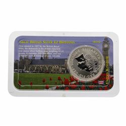 2000 Great Britain Two Pound Silver Coin